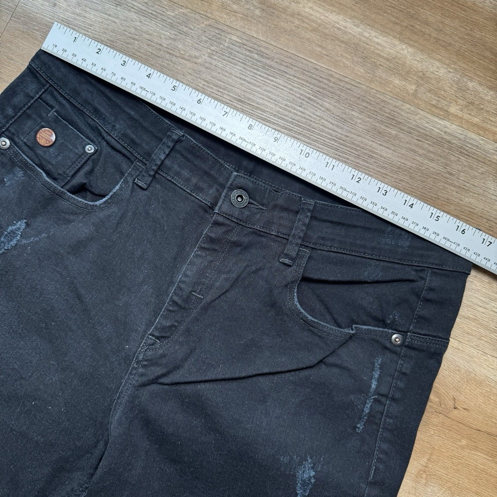 G Star Raw Jeans Men 28x32 Black Type C 3D Loose Distress Grunge Bow‎ Fits 33x24 - Picture 7 of 9